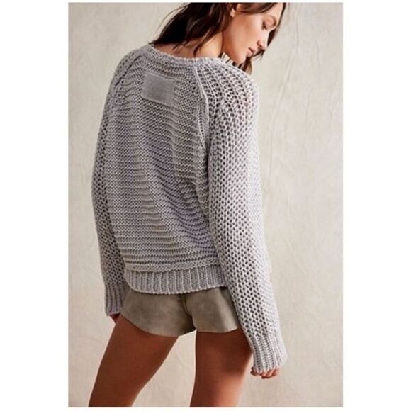 NWOT Free People We the Free Essential Linen Sweater Size small - Picture 1 of 6